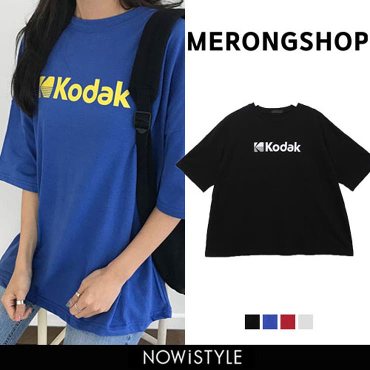 【TXTボムギュ着用】KODAK＊ロゴTシャツ＊ XSサイズ TXTボムギュ着用】KODAK＊ロゴTシャツ ＊Sサイズの通販 by
