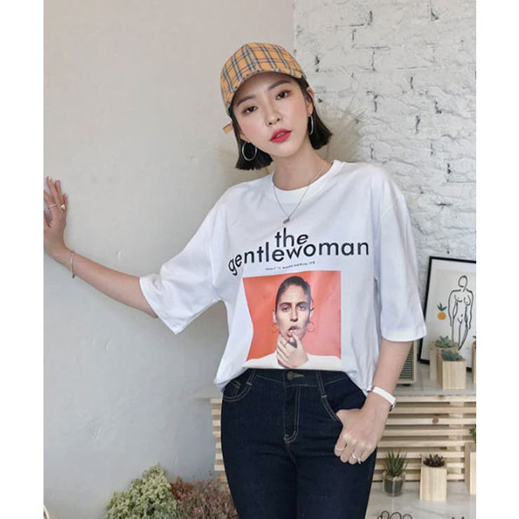 L'Appartement Gentlewoman T-sh Tシャツ MERONGSHOPジェントルウーマンTシャツ 韓国 韓国ファッション