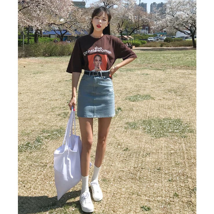 MERONGSHOPジェントルウーマンTシャツ 韓国 韓国ファッション