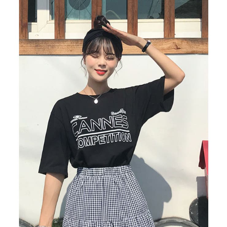 MERONGSHOPカンヌ映画祭Tシャツ韓国 韓国ファッション トップス