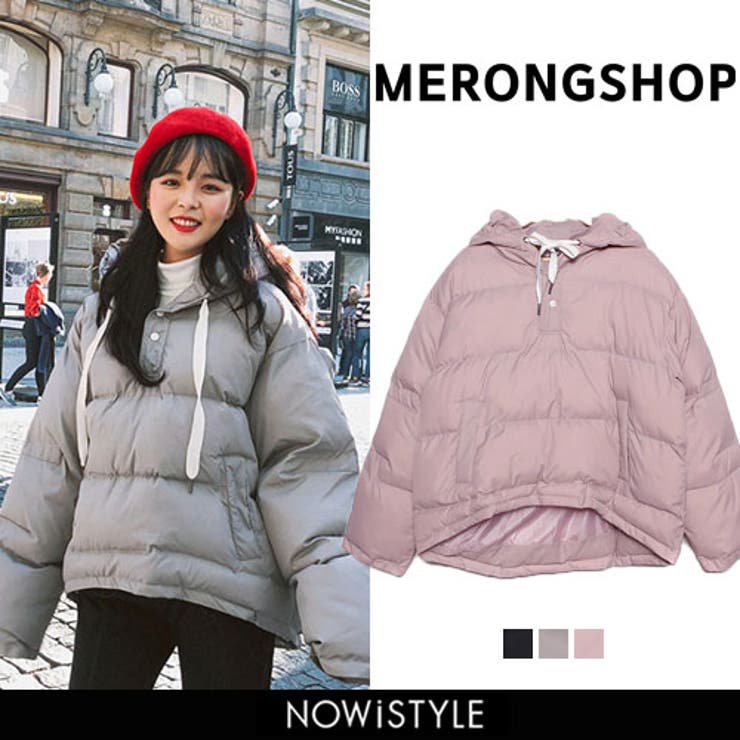 MERONGSHOPアノラックショートダウン韓国 韓国ファッション