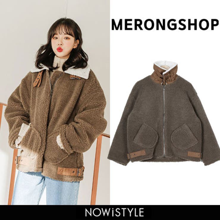 Merongshop配色ボアムスタン韓国 韓国ファッション アウター 品番 Nwiw 3rd Spring サードスプリング のレディースファッション通販 Shoplist ショップリスト