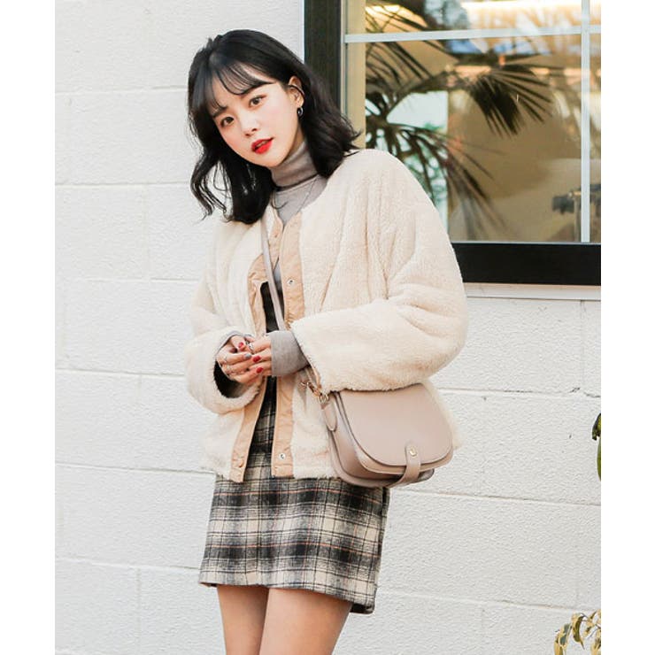 Merongshopウールタッチチェックスカート韓国 韓国ファッション ボトムス 品番 Nwiw 3rd Spring サードスプリング のレディースファッション通販 Shoplist ショップリスト