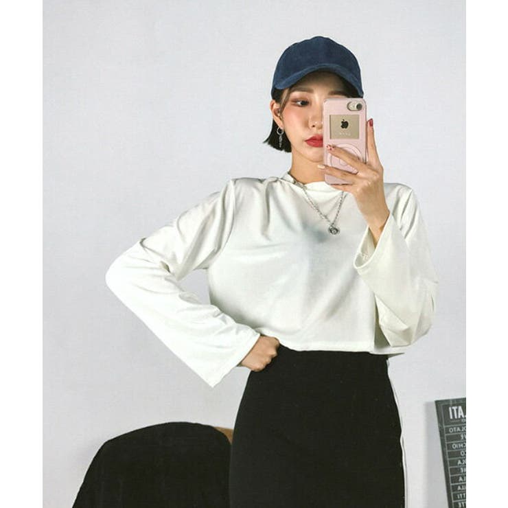 Merongshopベロアクロップドtシャツ韓国 韓国ファッション トップス 品番 Nwiw 3rd Spring サードスプリング のレディースファッション通販 Shoplist ショップリスト