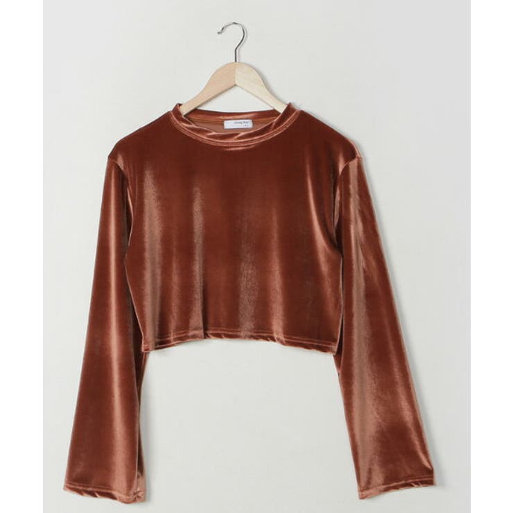 Merongshopベロアクロップドtシャツ韓国 韓国ファッション トップス 品番 Nwiw 3rd Spring サードスプリング のレディースファッション通販 Shoplist ショップリスト