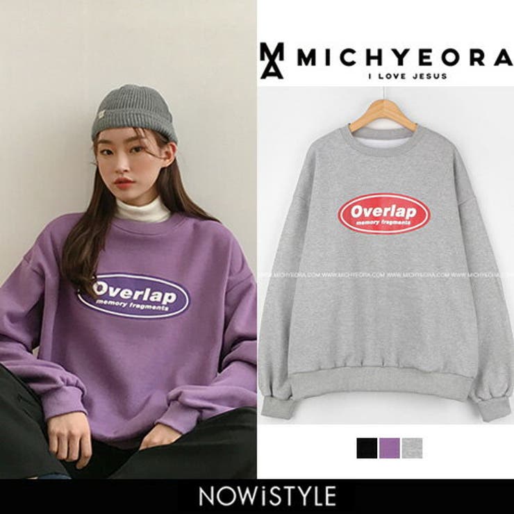 Michyeoraロゴマークトレーナー韓国 韓国ファッション トレーナー 品番 Nwiw 3rd Spring サードスプリング のレディースファッション通販 Shoplist ショップリスト