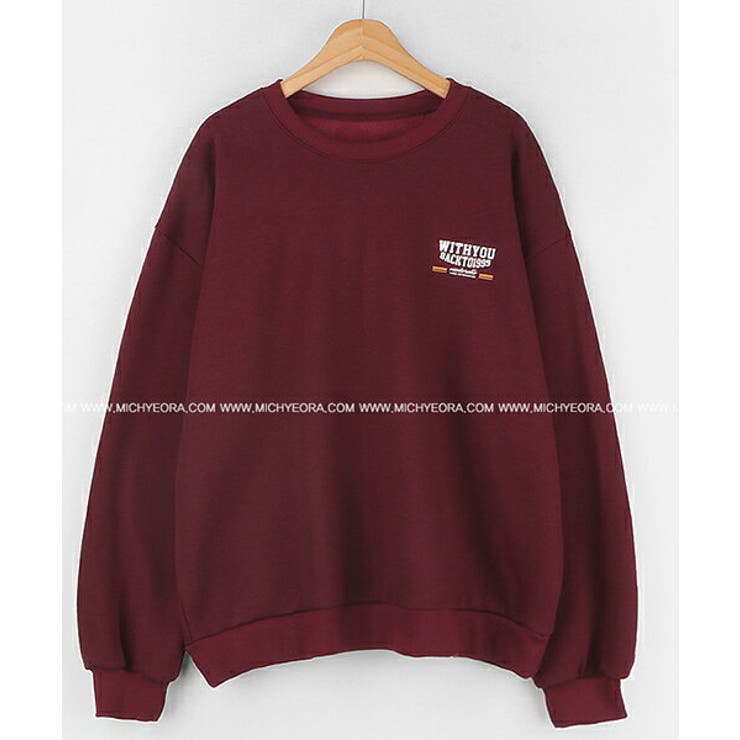 Michyeoraバックロゴトレーナー韓国韓国ファッション トレーナー トップス 品番 Nwiw 3rd Spring サードスプリング のレディースファッション通販 Shoplist ショップリスト