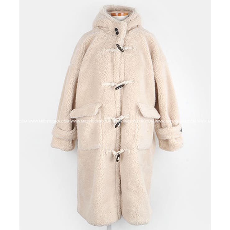 MICHYEORAボアダッフルトッポギコート韓国韓国ファッション コート