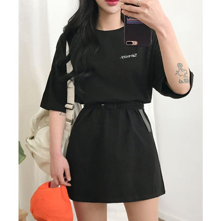 Michyeoraベルトセットtシャツワンピース韓国 韓国ファッション ワンピース 品番 Nwiw 3rd Spring サードスプリング のレディースファッション通販 Shoplist ショップリスト
