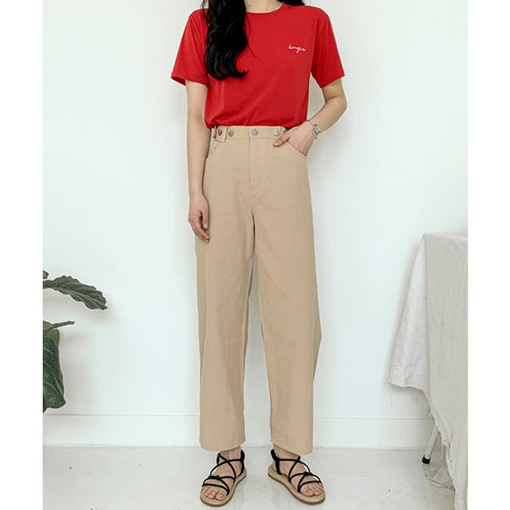 Michyeoraボタン調節リネン混パンツ韓国 韓国ファッション パンツ 品番 Nwiw 3rd Spring サードスプリング のレディースファッション通販 Shoplist ショップリスト