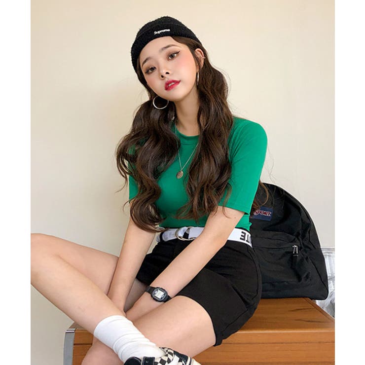 MICHYEORA原色チビT 韓国 韓国ファッション[品番：NWIW0005901]｜3rd Spring（サードスプリング）のレディース