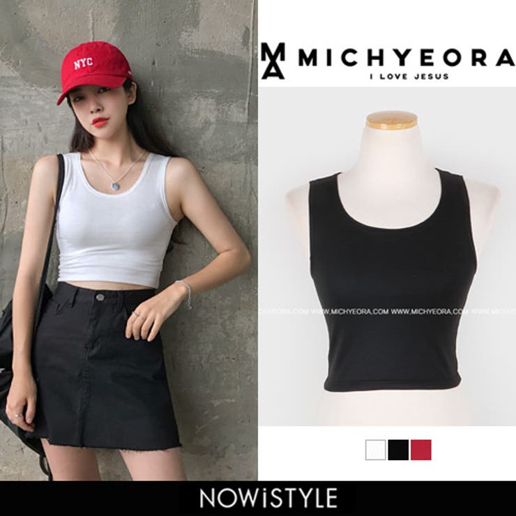 Michyeoraクロップドタンクトップ韓国韓国ファッション タンクトップ 品番 Nwiw 3rd Spring サードスプリング の レディースファッション通販 Shoplist ショップリスト
