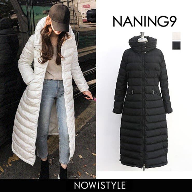 NANING9スリムフィットロングダウンコート 韓国 韓国ファッション[品番：NWIW0003251]｜3rd  Spring（サードスプリング）のレディースファッション通販｜SHOPLIST（ショップリスト）
