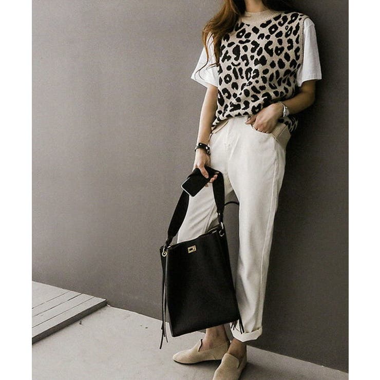 Naning9レオパード柄ニットベスト 韓国 韓国ファッション 品番 Nwiw 3rd Spring サードスプリング のレディースファッション通販 Shoplist ショップリスト