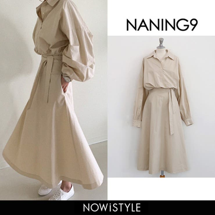 Naning9バルーン袖シャツワンピース韓国 韓国ファッション シャツワンピ 品番 Nwiw 3rd Spring サードスプリング のレディースファッション通販 Shoplist ショップリスト