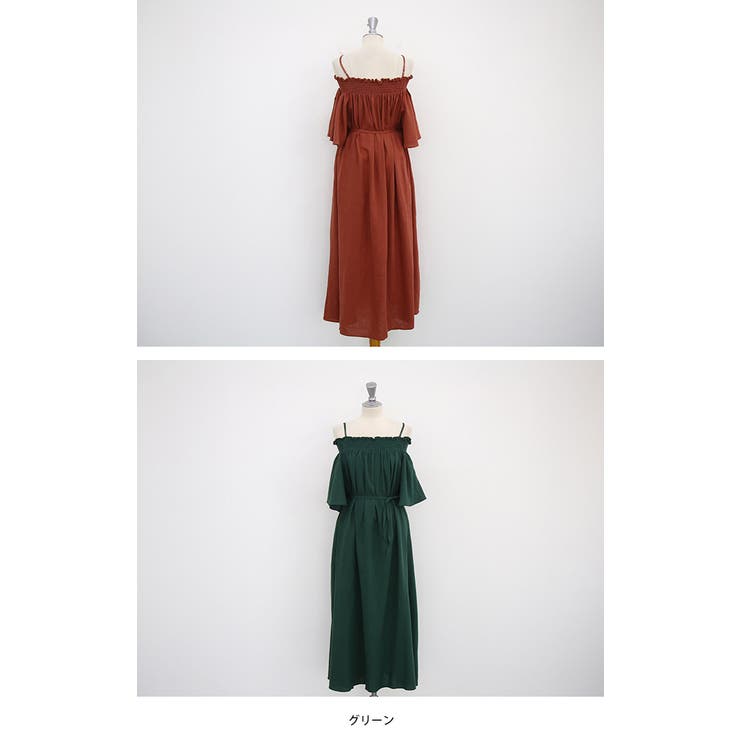 Naning9オフショルダーリネンワンピース韓国 韓国ファッション リネンワンピ 品番 Nwiw 3rd Spring サードスプリング のレディースファッション通販 Shoplist ショップリスト