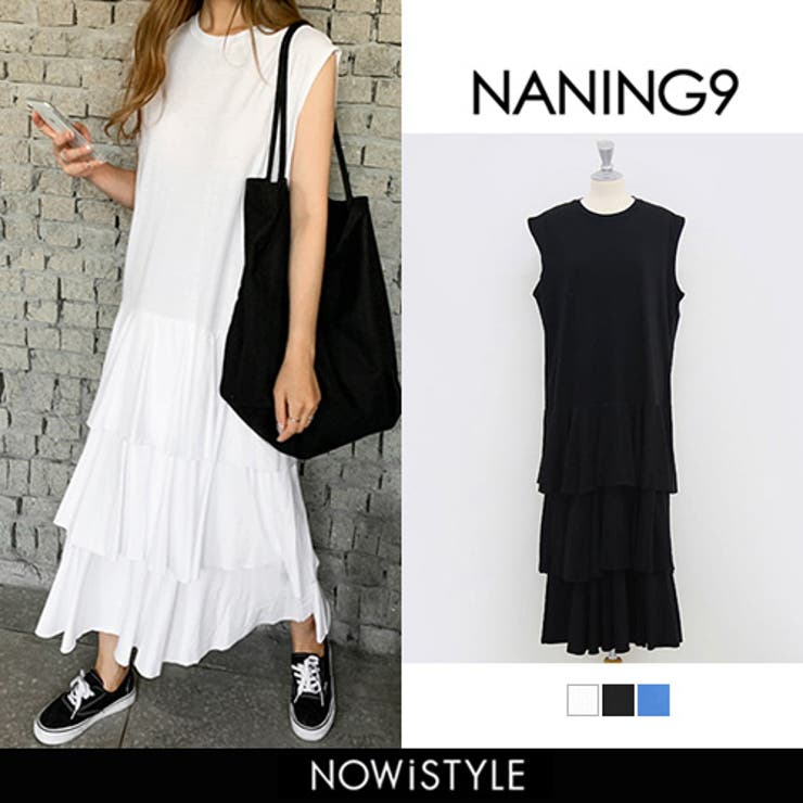 Naning9ノースリーブティアードワンピース韓国 韓国ファッション 品番 Nwiw 3rd Spring サードスプリング のレディースファッション通販 Shoplist ショップリスト