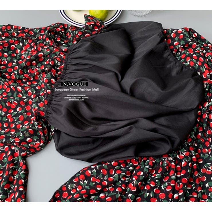 N Vogueチェリーマキシワンピース韓国 韓国ファッション 品番 Nwiw 3rd Spring サードスプリング のレディースファッション通販 Shoplist ショップリスト