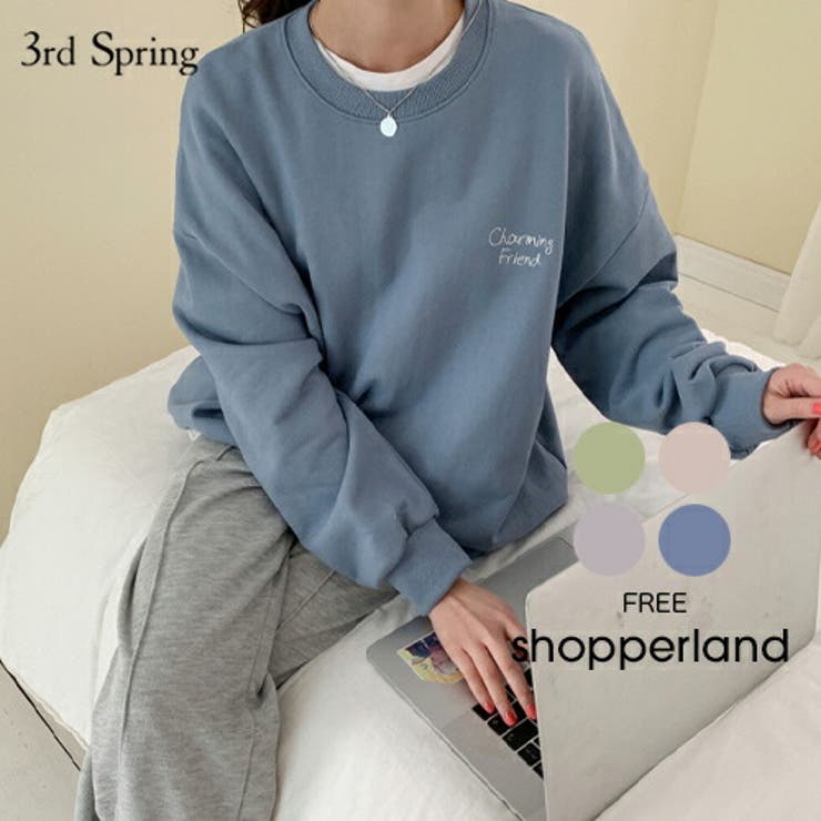 Shopperlandキャラクタープリントトレーナー韓国 韓国ファッション 品番 Nwiw 3rd Spring サードスプリング の レディースファッション通販 Shoplist ショップリスト