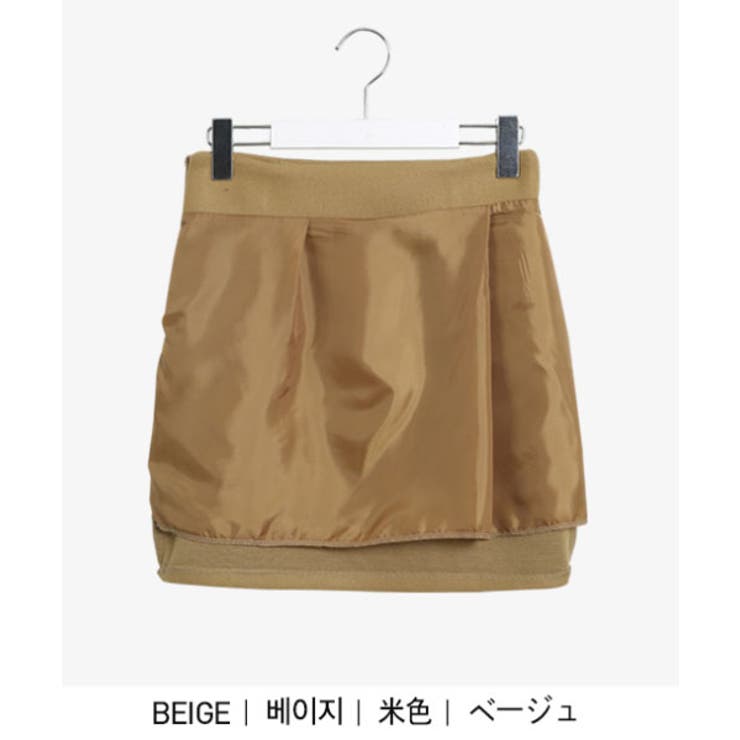 SONYUNARAPARTY GREEN ウール混紡ミニスカート韓国[品番