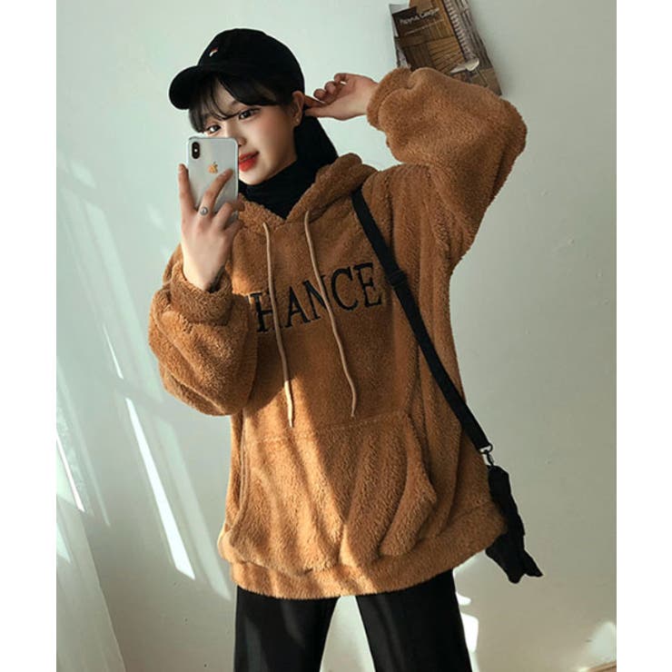 SONYUNARACHANCEボアフーディ韓国 韓国ファッション ボア