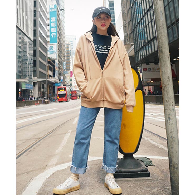 Sonyunaraパレットフードジップアップ韓国 韓国ファッション フーディ 品番 Nwiw 3rd Spring サードスプリング のレディースファッション通販 Shoplist ショップリスト