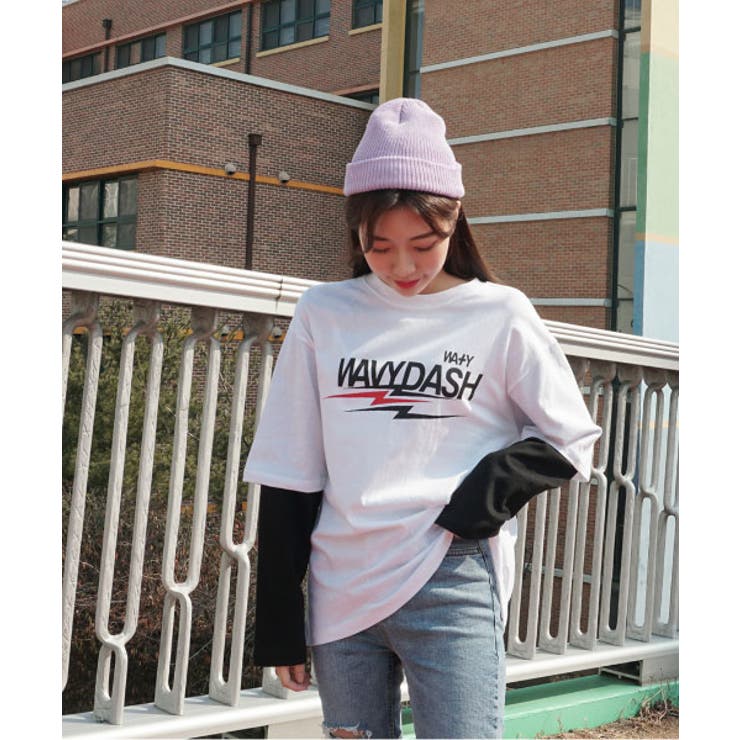 Sonyunara重ね着ロゴtシャツ韓国 韓国ファッション ロゴt 品番 Nwiw 3rd Spring サードスプリング のレディース ファッション通販 Shoplist ショップリスト