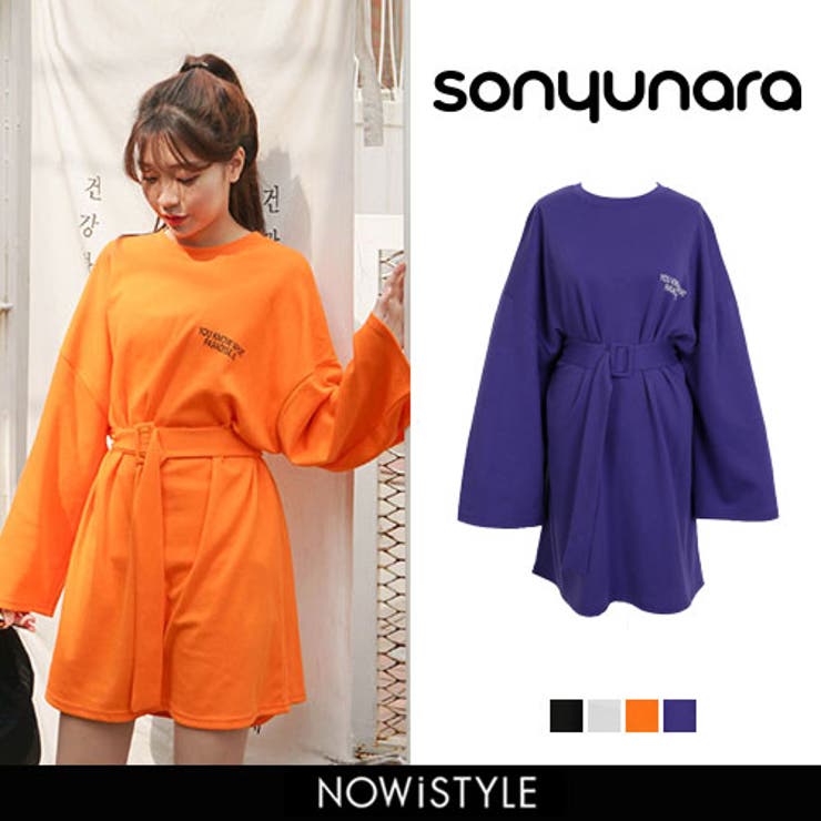 Sonyunaraベルト付tシャツワンピース韓国 韓国ファッション ミニワンピ 品番 Nwiw 3rd Spring サードスプリング のレディースファッション通販 Shoplist ショップリスト