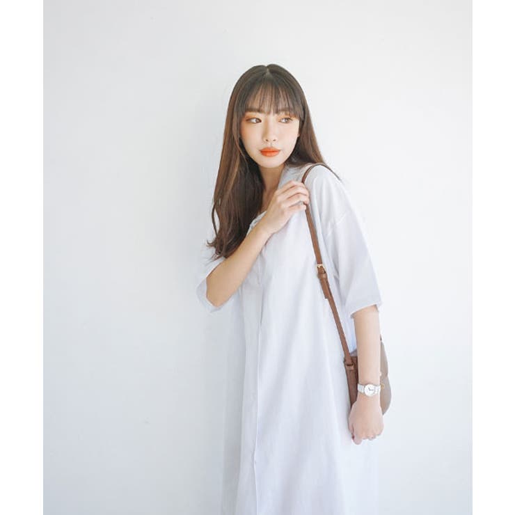 半袖[品番：NWIW0006204]｜3rd　Spring（サードスプリング）のレディースファッション通販｜SHOPLIST（ショップリスト）　SONYUNARAロングシャツワンピース韓国　韓国ファッション