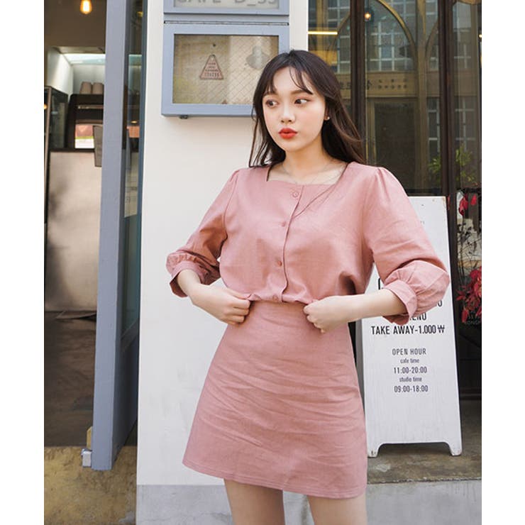 Sonyunaraリネン混紡セットアップ韓国 韓国ファッション ミニスカート 品番 Nwiw 3rd Spring サードスプリング のレディースファッション通販 Shoplist ショップリスト