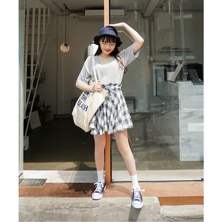 Sonyunaraチェック柄ミニスカート韓国 韓国ファッション ミニスカート 品番 Nwiw 3rd Spring サードスプリング のレディースファッション通販 Shoplist ショップリスト