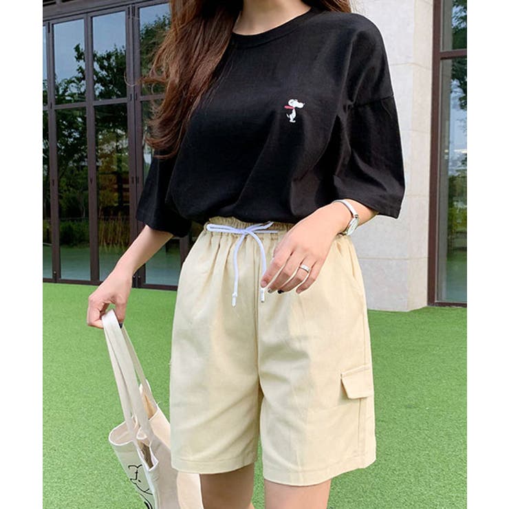 SONYUNARAテッドカーゴショートパンツ韓国 韓国ファッション 夏