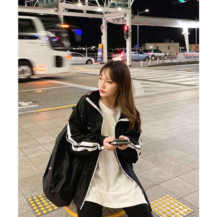 SONYUNARAメッシュラインジップアップパーカー韓国 韓国