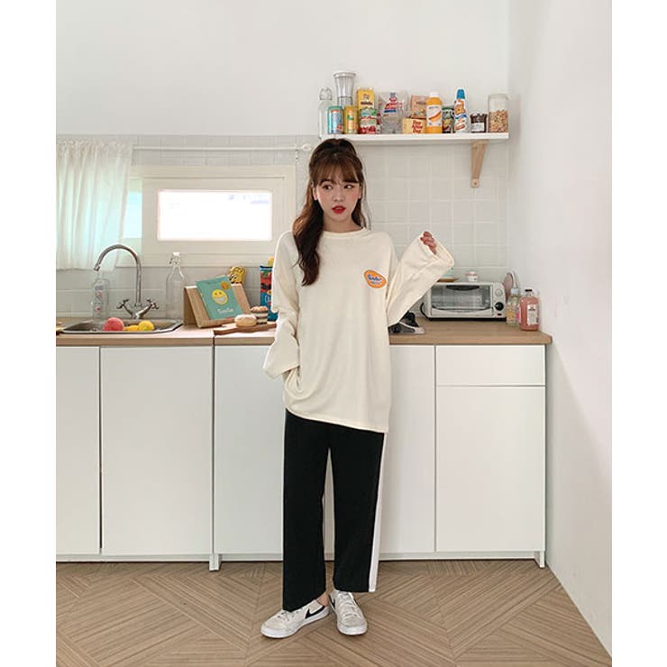 SONYUNARAライントラックパンツ韓国 韓国ファッション 秋[品番