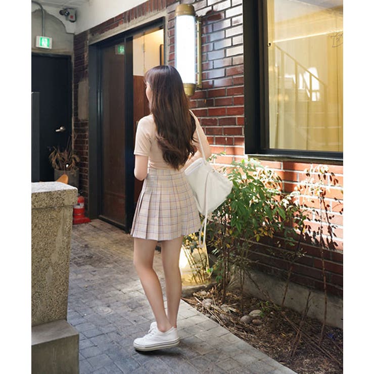春のお出かけに最適♪花柄チェック柄スカート　韓国 KOEISTORE 花柄 スカート レディース 春 夏 春夏 黒 ロング