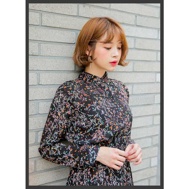 Sonyunaraプリーツフラワーワンピース 韓国 韓国ファッション 品番 Nwiw 3rd Spring サードスプリング のレディースファッション通販 Shoplist ショップリスト