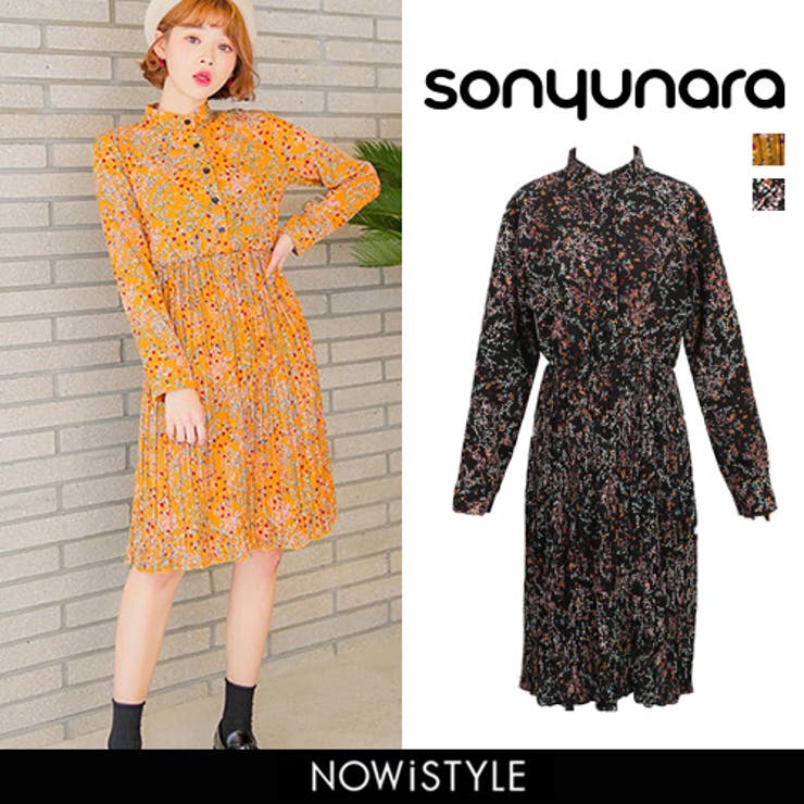 Sonyunaraプリーツフラワーワンピース 韓国 韓国ファッション 品番 Nwiw 3rd Spring サードスプリング のレディースファッション通販 Shoplist ショップリスト