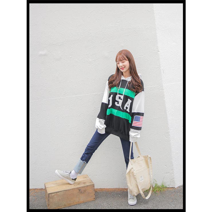 Sonyunaraアメリカフードパーカー 韓国 韓国ファッション 品番 Nwiw 3rd Spring サードスプリング の レディースファッション通販 Shoplist ショップリスト
