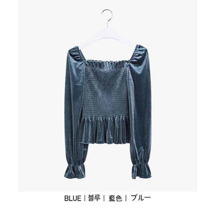 Sonyunaraロコベルベットブラウス韓国韓国ファッション 冬 年末 品番 Nwiw 3rd Spring サードスプリング のレディースファッション通販 Shoplist ショップリスト