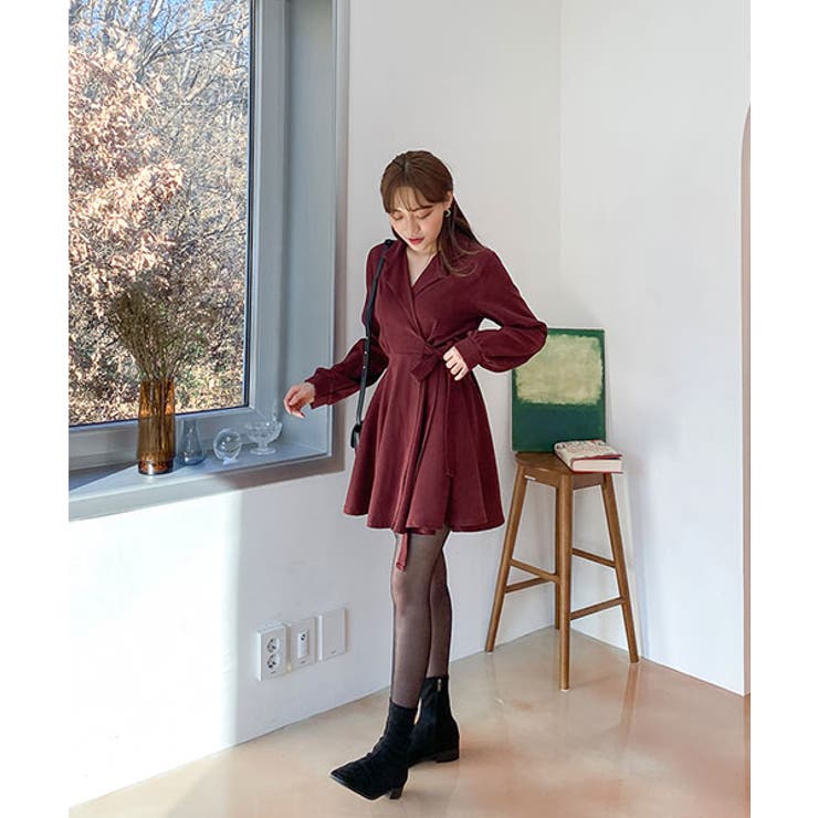 Sonyunaraクラシックフレアラップワンピース韓国韓国ファッション 冬 品番 Nwiw 3rd Spring サードスプリング のレディースファッション通販 Shoplist ショップリスト