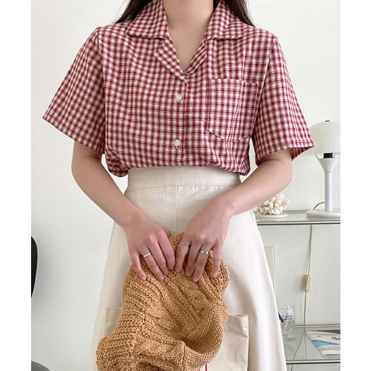 Sonyunaraチェックレトロブラウス 韓国 韓国ファッション 品番 Nwiw 3rd Spring サードスプリング のレディース ファッション通販 Shoplist ショップリスト