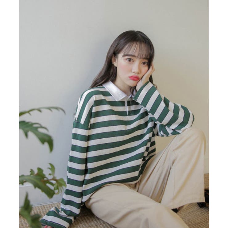 SONYUNARAしましまトップス 韓国 韓国ファッション[品番