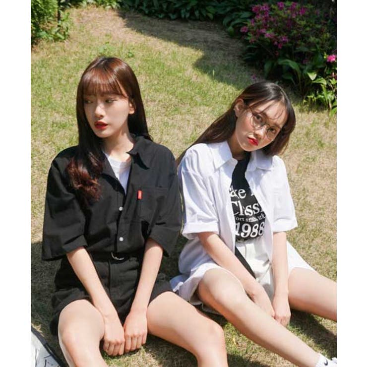 SONYUNARA(ソニョナラ)ボーイッシュ半袖シャツ韓国 韓国ファッション 半… | 3rd Spring | 詳細画像10 