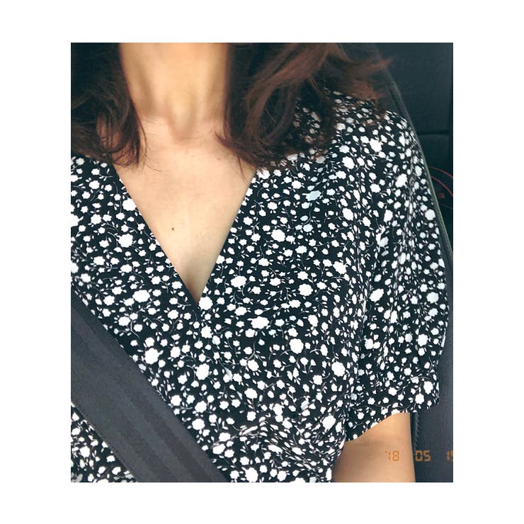 ハンドメイド作家 s*mam+ かすみ草のワンピース 82618f99f5db2adf97bed35d323214