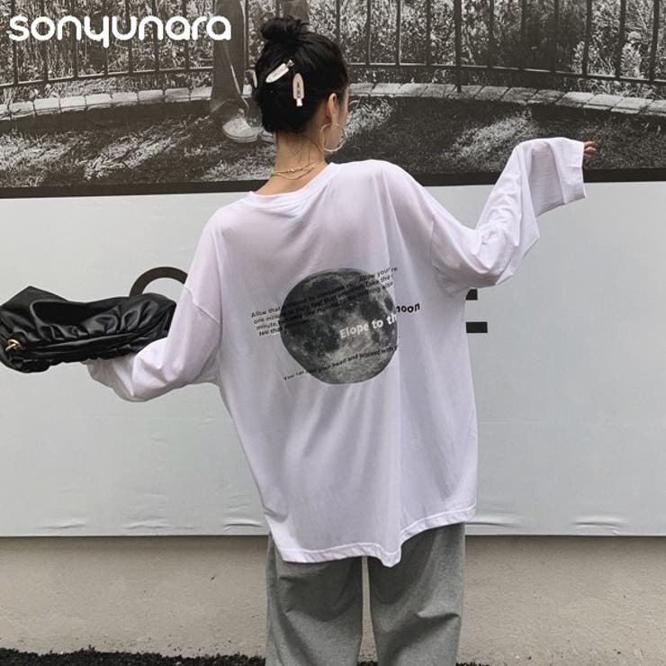 SONYUNARA(ソニョナラ)TO THE MOONだぼっとTシャツ | 3rd Spring | 詳細画像1 