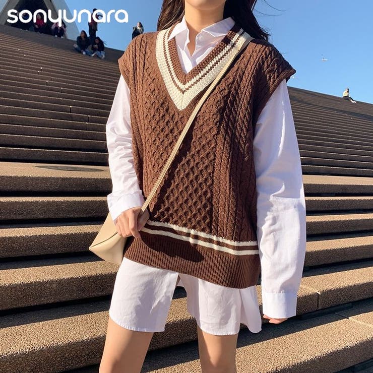 SONYUNARA(ソニョナラ)マイティニットベスト [品番：NWIW0007600]｜3rd