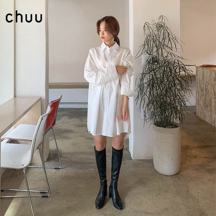 Chuu チュー バックスリットロングシャツdress 品番 Nwiw 3rd Spring サードスプリング のレディースファッション通販 Shoplist ショップリスト
