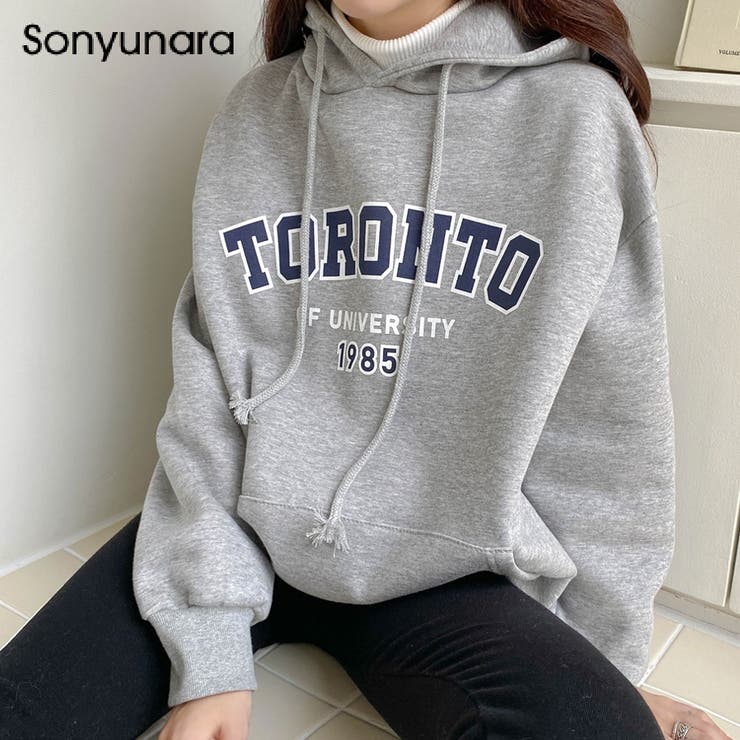 SONYUNARA ソニョナラ トロントフードパーカー 起毛 品番 NWIW0007826 3rd Spring サードスプリング レディース