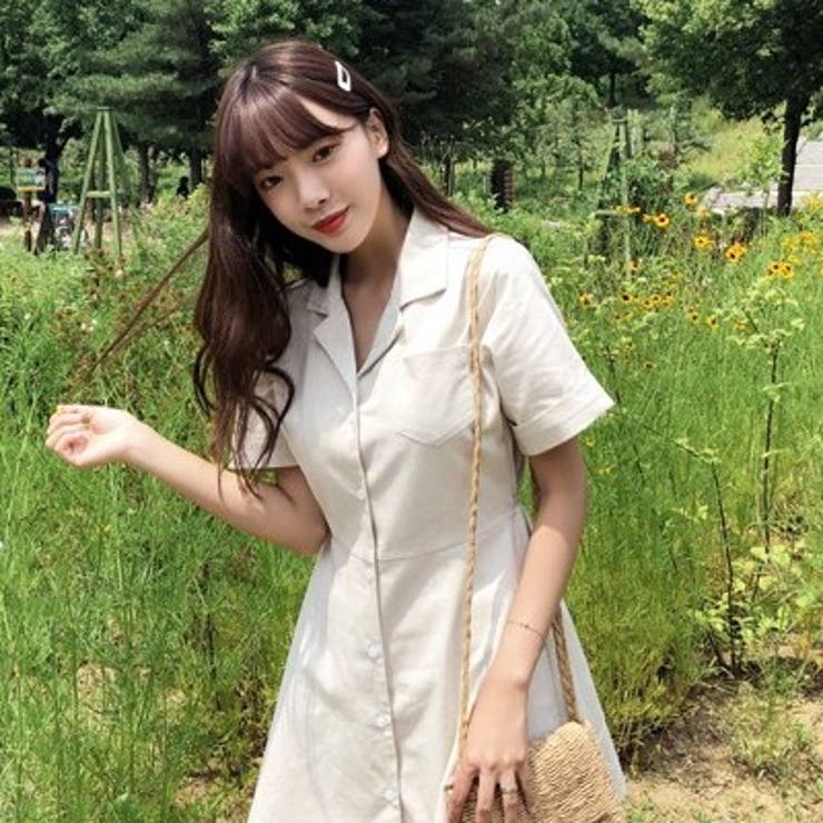 SONYUNARA(ソニョナラ)(リネン)ベーシックミニワンピース[品番