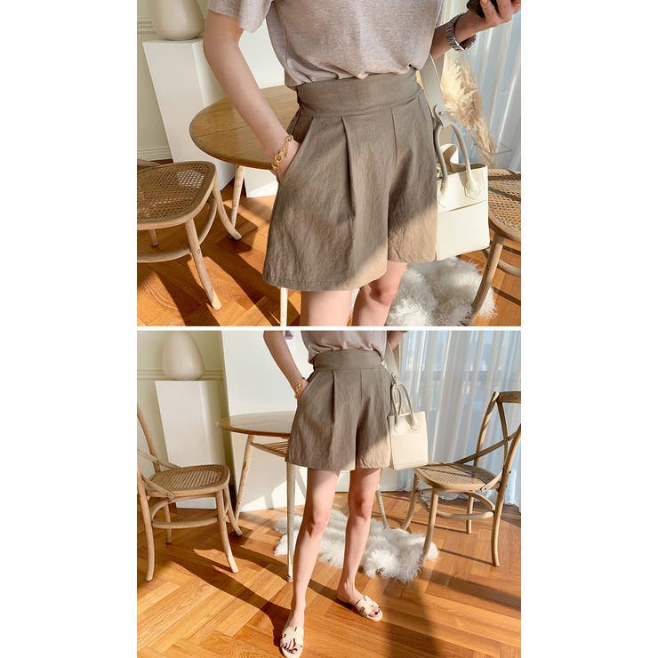 NANING9(ナンニング)リネンショートパンツ | 3rd Spring | 詳細画像13 